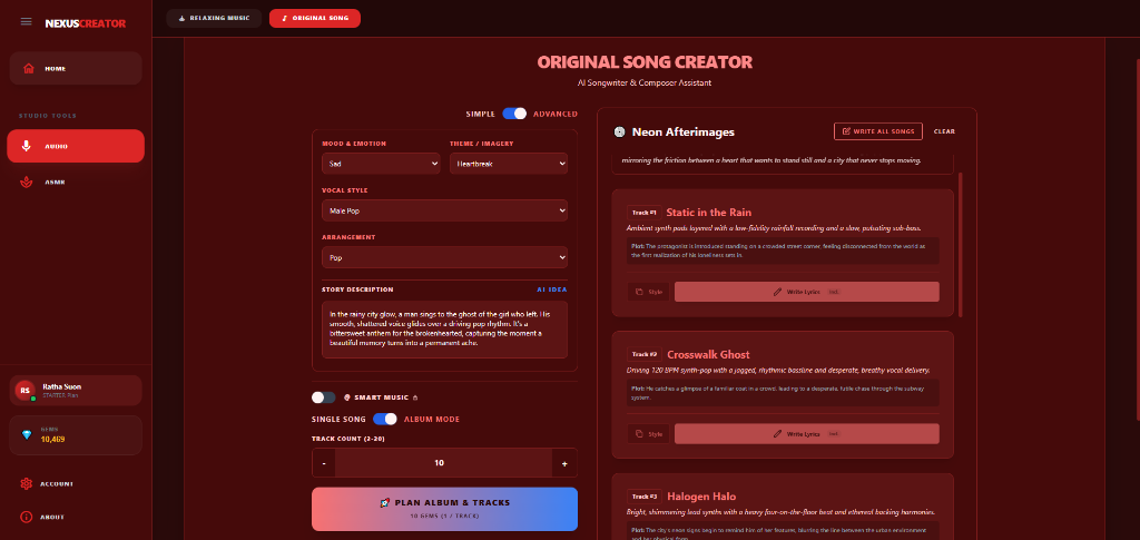 High Fidelity Processing Dashboard